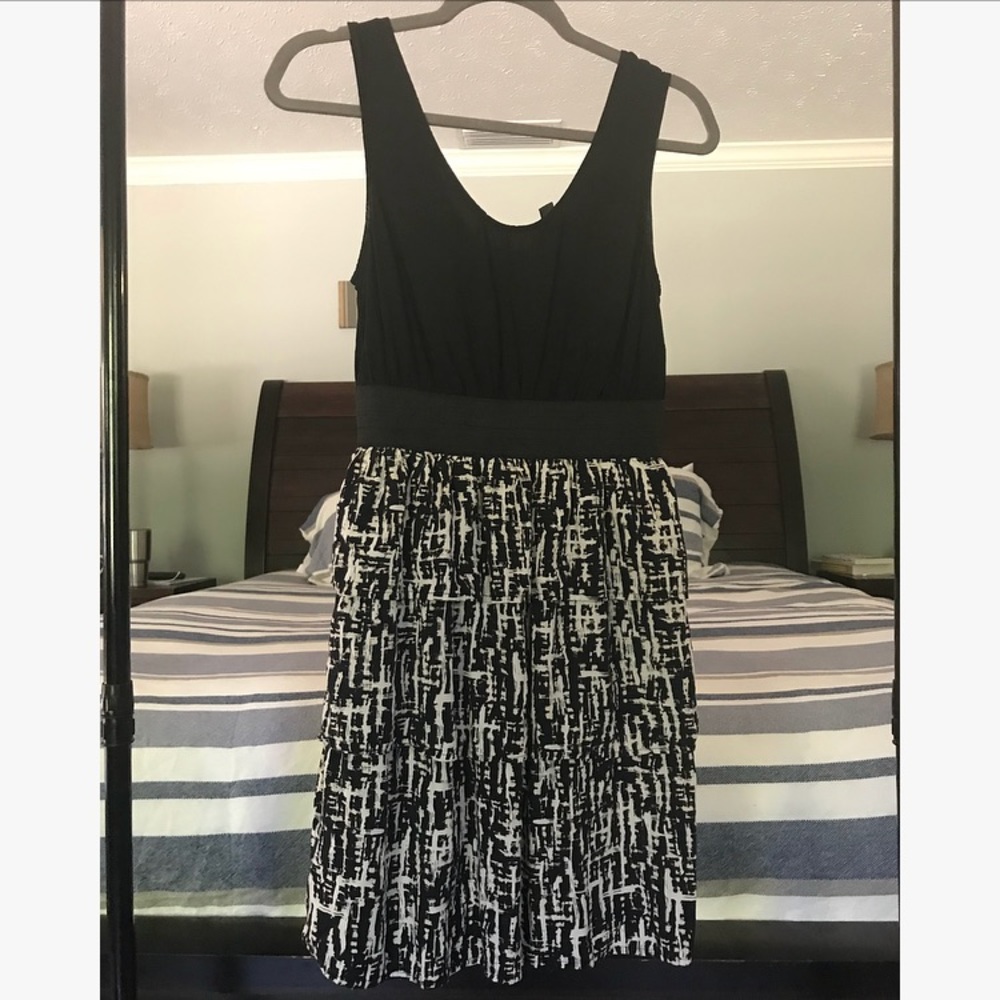 Mossimo dress - black/cream